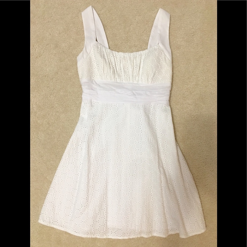 Girls dress in white